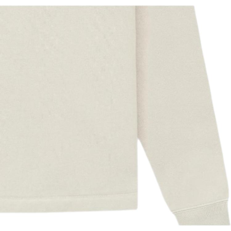Fear of God Essentials SS22 Relaxed Mockneck Fleece-Backed Sweatshirt Men Sweatshirt Wheat FOG-SS22-130