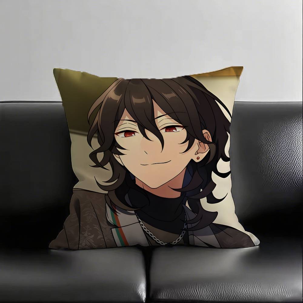 1pc Rei Sakuma Pillow Case Fashion Square Pillowcase Bedroom Sofa Room Ins Decoration Leisure
