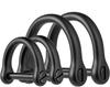 [TISUR] D-Ring Keychain, Small D-ring, Screw Type, D-ring Hardware, Stainless