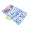 2 in 1 Baby Piano and   Mat 13 Keys 5 Music Instruments Sounds Interactive Game Baby Musical Mat for Toddler