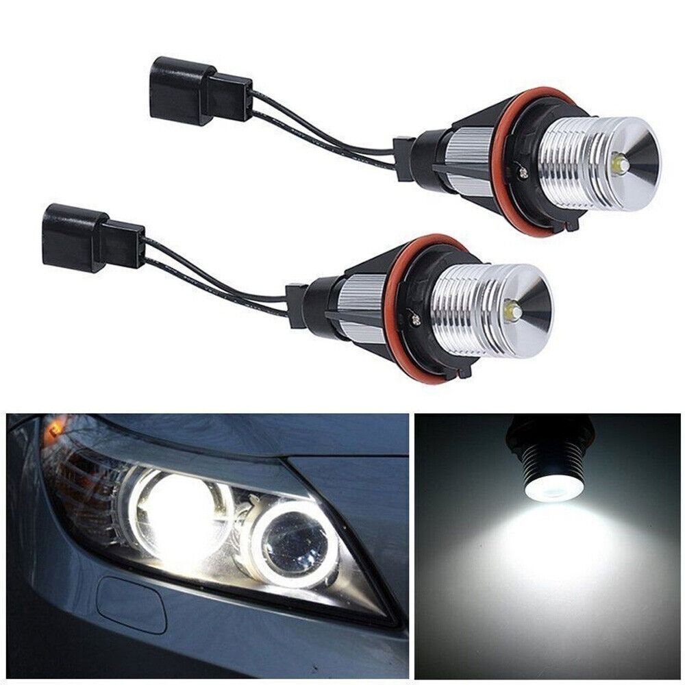 2Pcs White Halo Headlight Bulbs 5W LED Light Bulb for BMW E39 E63 E64 E53 E60 E87 Car accessories
