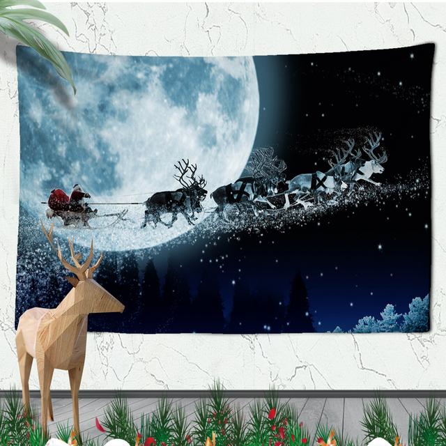 

Рождественская атмосфера гобелен празднует фестиваль Рождественская елка Гостиная домашняя стена фон висит декоративный гобелен 150x150cm