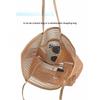 Foldable Mesh Beach Tote Bag Women Large Capacity Lightweight Shoulder Bag Summer Travel Storage Handbag