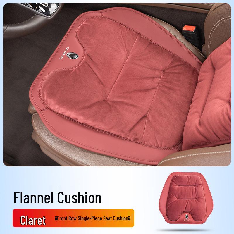 ORA Good Cat & Variants Car Seat Cushions - Flannel Lumbar Backrest