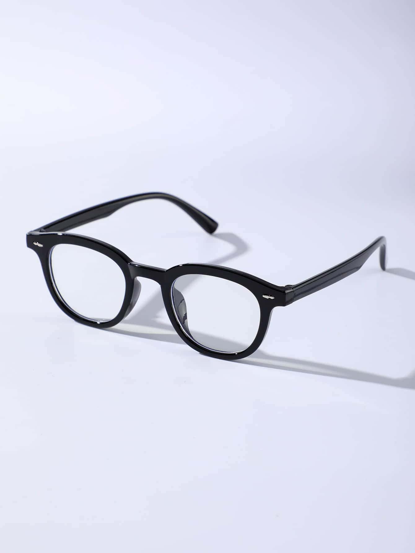 

1 шт. Модные классические круглые пластиковые очки в простой оправе для повседневных фотоочков, аксессуары для одежды.