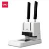 Deli Manual Financial Voucher Binding and Punching Machine CN Plug (adapter Included)