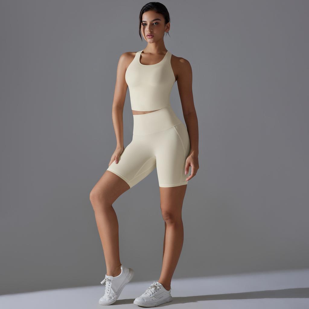 No Trace Back Underwear, High Waist, Hip Lifting, Skin Friendly, No Awkward Lines, Sports Shorts, Running, Fitness, Yoga Set