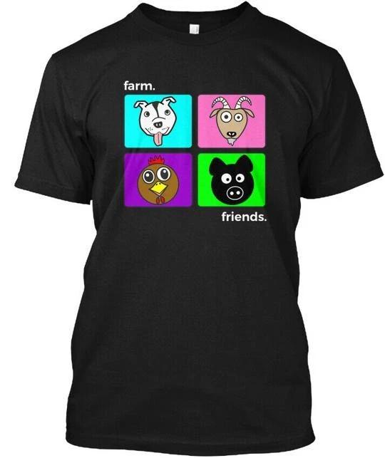 Mg Farm Friends Logo T shirt Made in the USA Size S to 5XL S