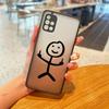 Cute Middle Finger Funny Man Galaxy A53 5G Case For Samsung A52 A52s A13 A14 A21S A23 A32 A33 A51 A71 A73 Phone Case Matte Cover