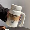 New simple and portable handle thermos cup tea separation stainless steel handle cup large capacity fashionable cold water cup
