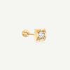 14k Square Cushion Piercing (single)