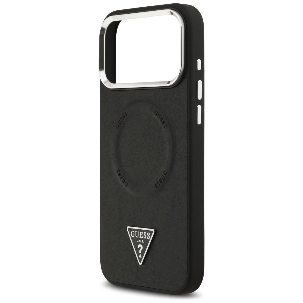 Guess Triangle Logo MagSafe case for iPhone 17 Pro black