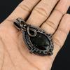 Nummite & Smoky Topaz  Pendant Gemstone Jewelry, 999 Copper Wire Wrapped Pendant, Gift For Women Handmade Pendant