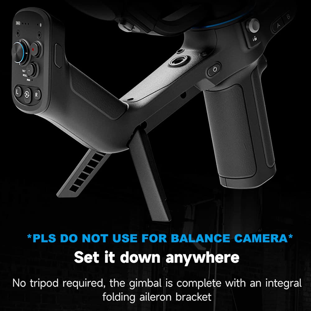FeiyuTech Camera Stabilizer Electric Gimbal Image Load Capacity Suitable for Canon Eos Zoom Button Cable Control for TIKTOK Video Shooting [] SCORP-C