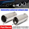 Punta Universale per Tubo di Scarico Auto Silenziatore Acciaio Inox Finitura Tubo di Coda Veicolo Auto Ricambi
