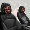 Fundas Realistas para Reposacabezas de Rottweiler, Decoración, Ajuste Cómodo, Adecuadas para Viajes Largos o Trayectos Diarios, Mejoran Perfectamente el Estilo Interior