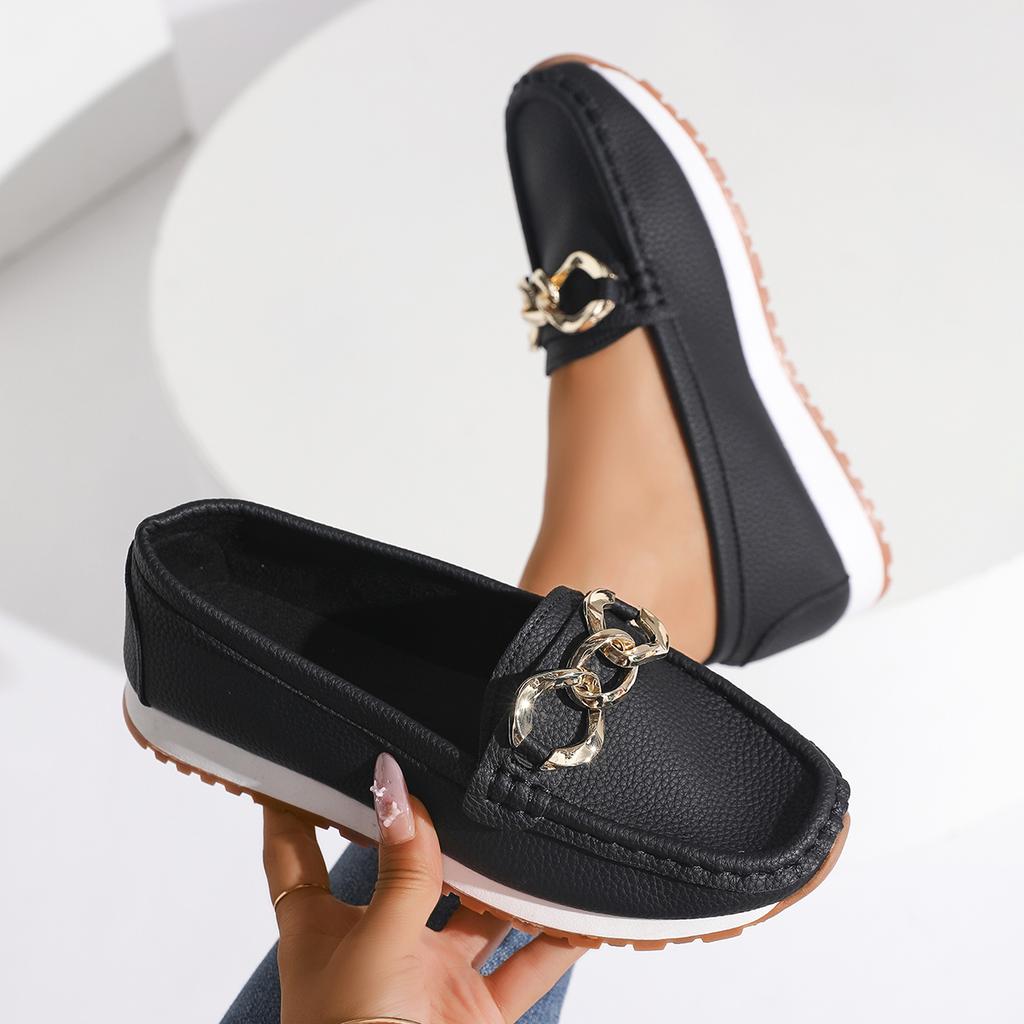 Fashion Women Sneakers Casual Slip On Mary Jane Shoes Women Spring Autumn New Fashion Sneakers Round Toe Solid Soft Sole Flat Loafers