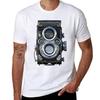 Retro Camera Twin Lens Lomography Tshirt Christmas Casual Tee Shirt