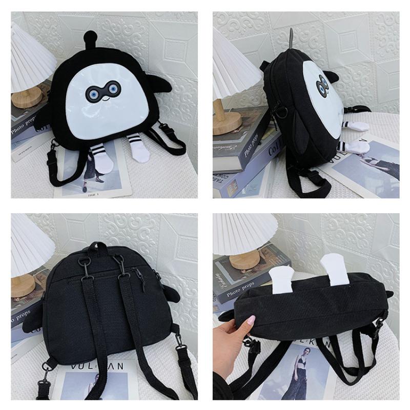 2023 New Egg Party Bookbag Cute Cartoon Pânză Geantă de umăr Fashion Rucsac pentru copii de înaltă calitate pentru școală pentru fete și băieți Cadouri pentru început