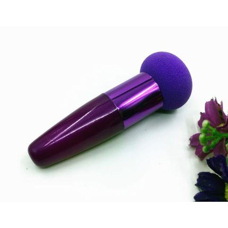 

High Quality Makeup Sponge Mushroom Head Brush round Head with Handle Gourd Powder Puff Blush Powder Foundation Brush Water Drop Makeup Tools Purple