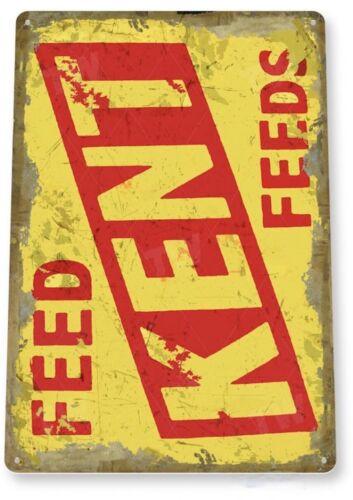 

FEEDS TIN SIGN AG BUSINESS RUSTIC CORN FIELD TRACTOR CATTLE x inchAluminum 20x30cm（7.8x11.8inch）