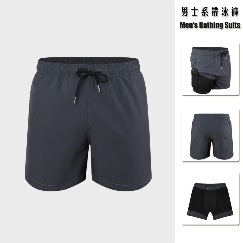 Mens Quick-Dry Stretch-Free Beach Shorts Surfing Swimming Outdoor Activities