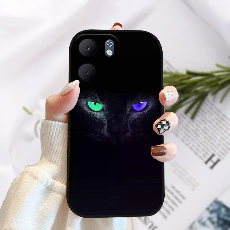 For OPPO A5X Case Fashion Painting Black TPU Soft Silicone Case For OPPO A5X 5G CPH2733 OPPOA5X 4G CPH2725 Back Cover Shell Capa