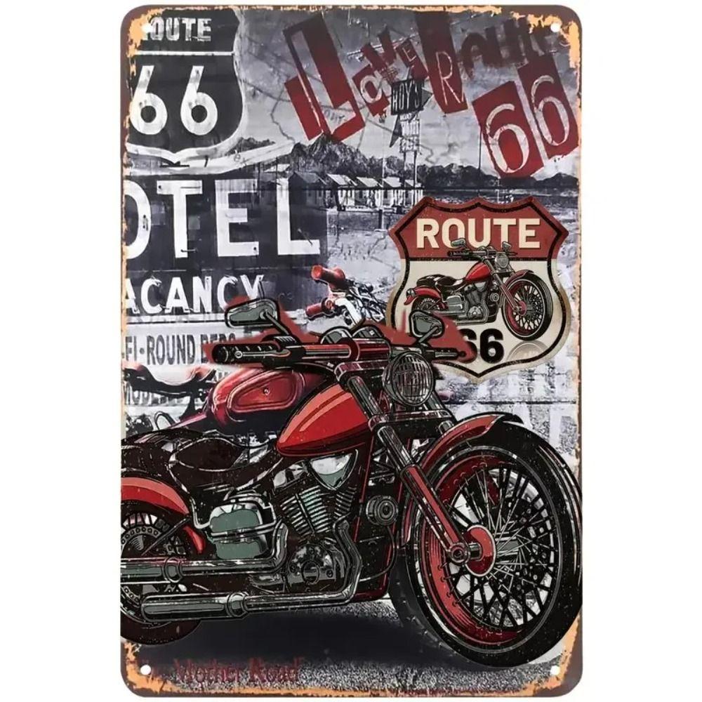 Kovová nástěnná cedule Bar v garáži, Dekorativní plaketa do interiéru auta 20x30cm