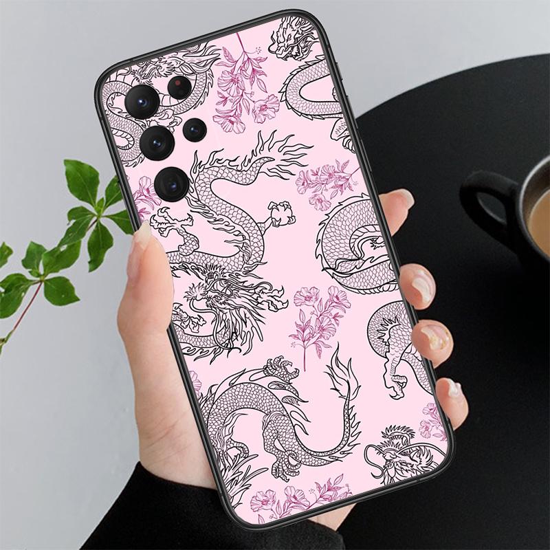 Chinese Dragon Art Funda Phone Case For Samsung A55 A16 A56 A36 A23 A35 A15 A53 A54 A33 A34 A25 A05S A52 A52S A14 A13 A71