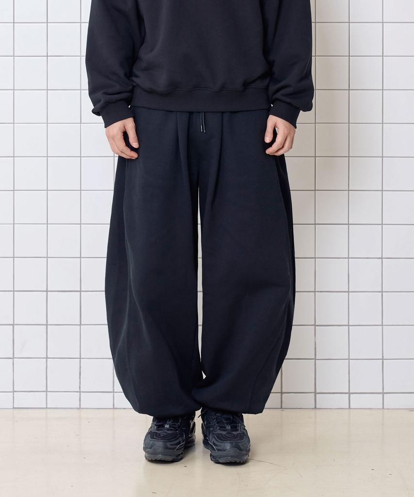 WILDROCK Balloon Fit Wide Pants_Black