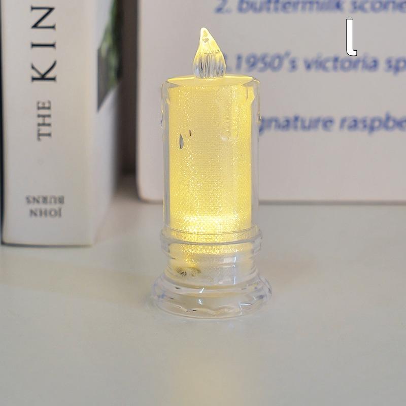 Mini LED Candle Light Party Decoration Proposal Layout Scene Atmosphere Props Decoration