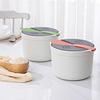 Portable Double-Layer Microwave with Lunch Spoon, Rice Steamer, Large Capacity Soup & Rice Cooker.