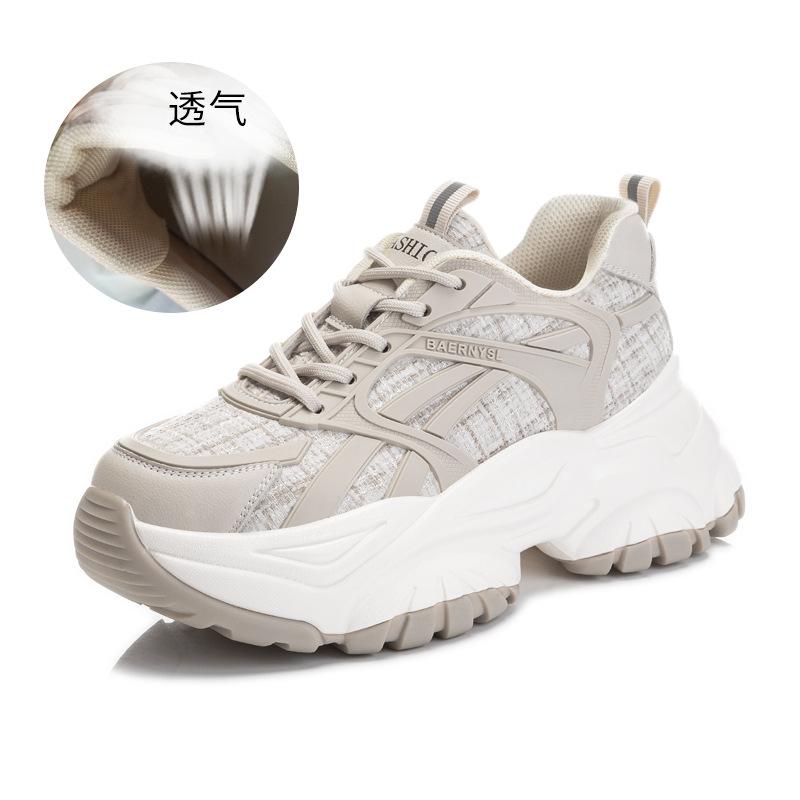 Leather Daddy Shoes 2025 Spring New Women's Thick-soled Velvet Single Shoes Casual Sports Versatile Flat-soled Women's Shoes Trend