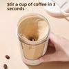 450ml Electric Automatic Mixing Cup Portable Whey Protein Shaker Bottle Battery Powered Fully Automatic Stirring Cup for Home