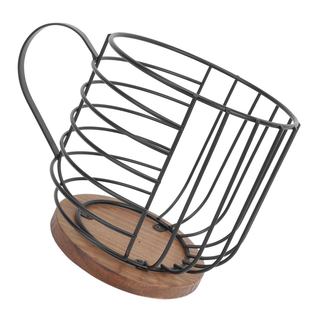 Držák na kávové kapsle ve tvaru hrnku, úložný koš na kávové kapsle, pro kuchyňský pult, kávový bar, stůl