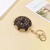 Mini Crochet Donut Keychain Colorful Food Shape Key Ring Handmade Knitted Keychain  Bag Pendant