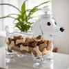 Dog Food Snack Jars Airtight Dog Treat Jar For Pets Puppy Snack Cookie Storage Dispenser Fo Snack Meat Strips Biscuits Candy