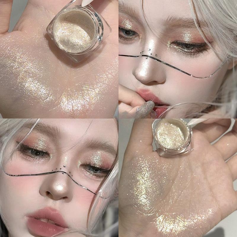 Spazio cowboy cosmico Evidenziatore Occhi Glitter Ombretto monocromatico Tavolozza Shimmer Satin Trucco Tavolozza Ombretto Kit evidenziazione