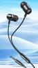 XO EP64 wired headphones 3.5mm jack in-ear black