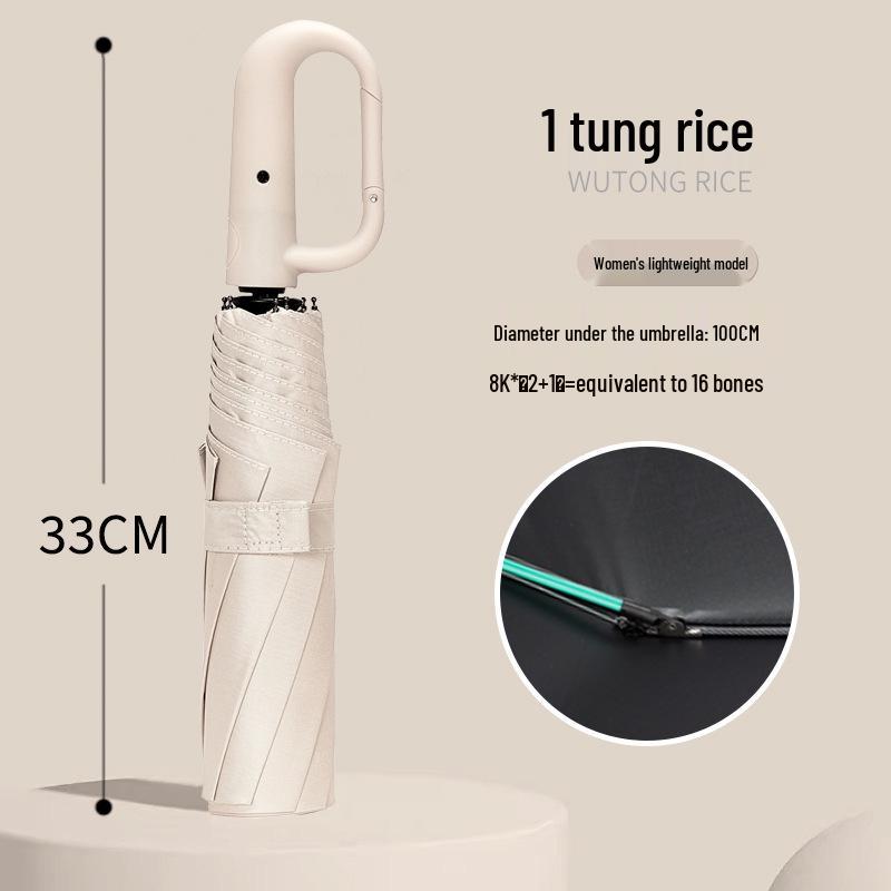 Loop Umbrella: Automatic Folding Large High-End Dual-Use Sun and Rain Umbrella for Men and Women