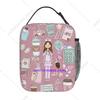 Nurse Fun Medical for Lunch Bag Warm Cooler Insulated Lunch Box for Women Kids School Food Portable Tote Bags