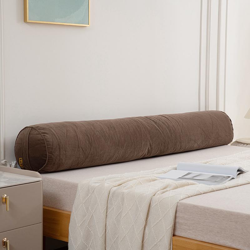 100/120cm Long Cylindrical Pillow with Handle for Neck Back Leg Support Removable Washable Pregnant Women Use Bedroom Pillow