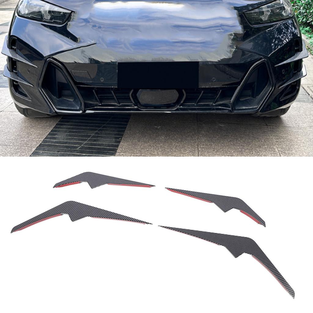 4 ks Spoilery bočních mřížek předního nárazníku Aerodynamické štěpící ploutve náhrada pro X6 G06 LCI M Sport 2023 a novější