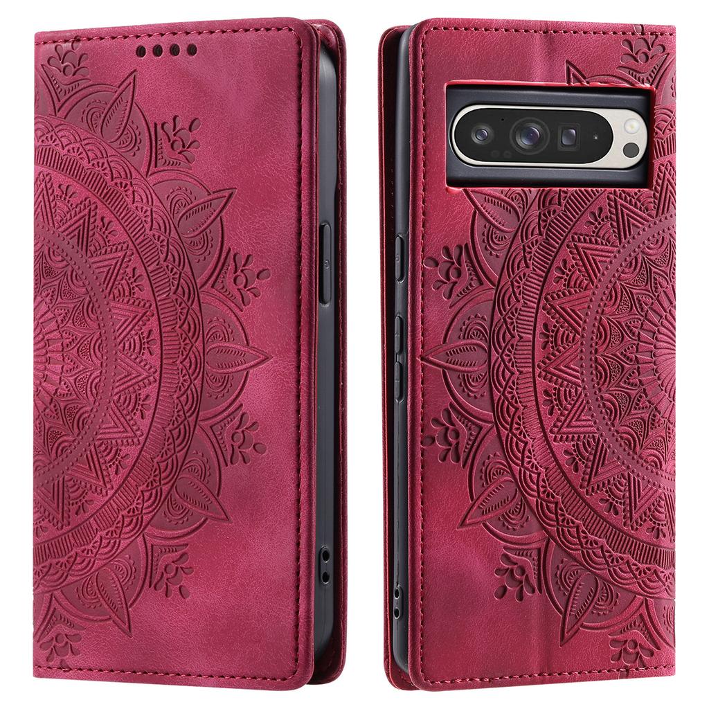 Style-010 For Google Pixel 10 Pro XL Case Magnetic Closing Leather Phone Cover Pattern Imprinted