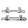 2PCS 6in Straight Bow Chock 316 Stainless Steel Mirror Polished Line Cleat Chock for Yacht
