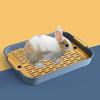 Pet Toilet Anti-turnover Litter Box Trainer Corner Toilet Pet Cleaning Supplies For Rabbit