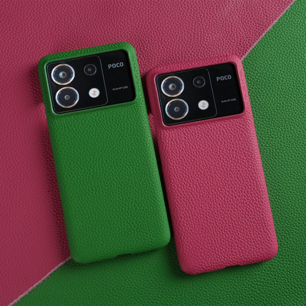 For POCO X6 Pro Case Business Genuine Leather Cover For Poco F5Pro POCO X7Pro Mi14Pro 13T 12Pro 12T Back Coque Shockproof Funda