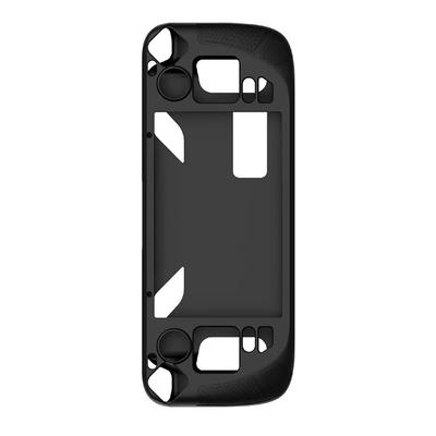 Silicone Game Console Full Cover Anti Slip Protective Case Cover with Foldable Bracket Replacement Accessories for Steam Deck