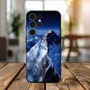 Snow Mountain Scenery Phone Silicone Case For Samsung S24,22,20,23,21,20 Ultra Plus Lite 5G Print Silicone  Cover