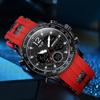 New Men's Wristwatch Waterproof Alarm Clock Multi-function Double Display Electronic Sports Watch LED Digital Quartz Clock